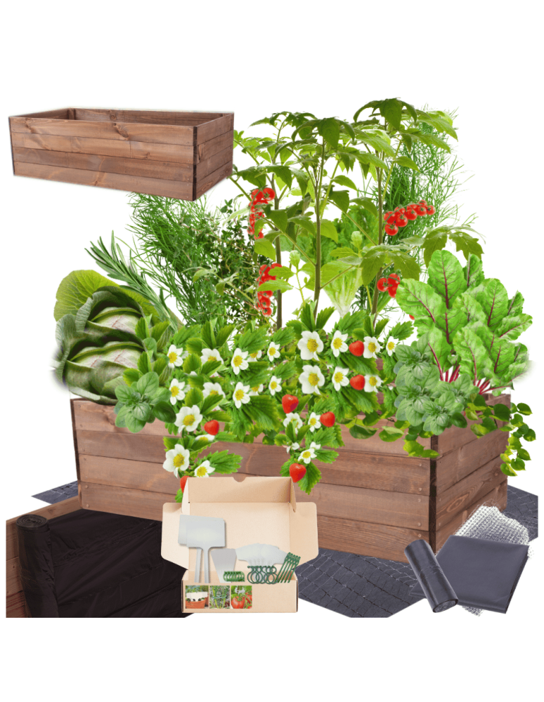 Uprawowe skrzynie ogrodowe- Warzywniaki- skrzynia do uprawy - Skrzynia na warzywa skrzynie na warzywniak inspekt donica grządka 36x120x80 - product b2b.wamar.biz 1