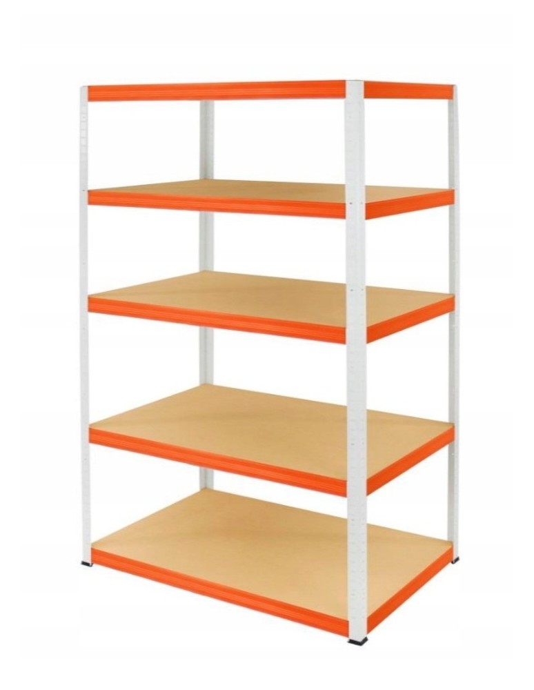 Regały Magazynowe - Regał metalowy HELIOS HWO 180x150x30 5x275kg - product b2b.wamar.biz 3