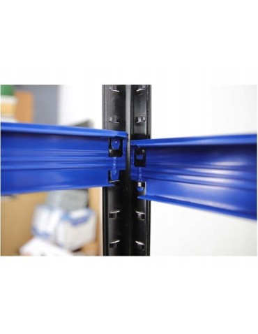 Regały Magazynowe - Regał metalowy regał magazynowy szpitalny HELIOS biały 196x100x45 7x175kg - product 6