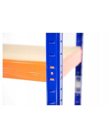 Regały Magazynowe - Regał metalowy regał magazynowy szpitalny HELIOS biały 196x100x45 7x175kg - product 7