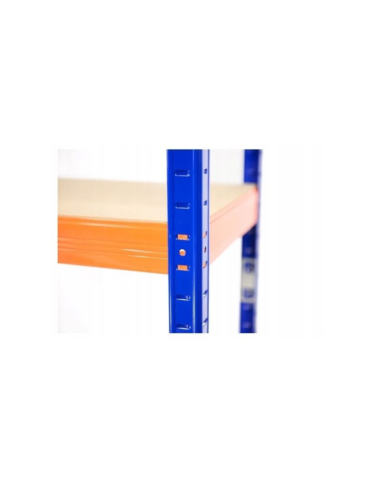 Regały Magazynowe - Regał metalowy regał magazynowy szpitalny HELIOS biały 196x100x45 7x175kg - product b2b.wamar.biz 7