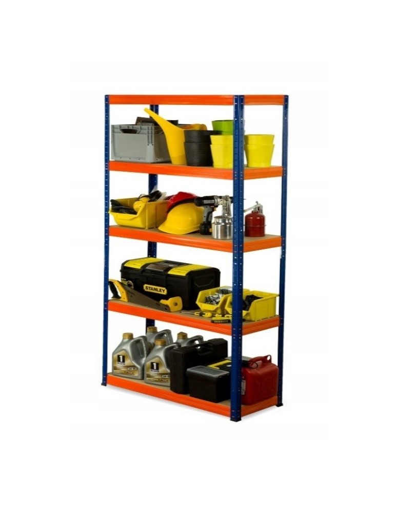 Regały Magazynowe - Regał metalowy HELIOS HNO 213x150x40 5x275kg - product b2b.wamar.biz 3