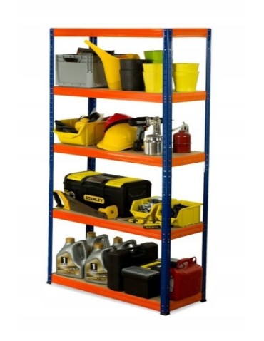 Regały Magazynowe - Regał metalowy HELIOS HNO 196x150x40 5x175kg - product 3