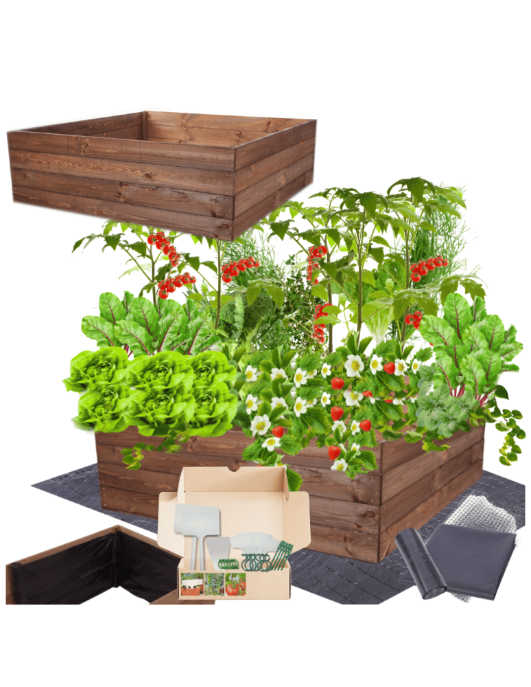Uprawowe skrzynie ogrodowe- Warzywniaki- skrzynia do uprawy - Skrzynia na warzywa skrzynie na warzywniak inspekt donica grządka 36x120x117 - product b2b.wamar.biz 1