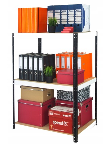 Regały Magazynowe - Regał metalowy HELIOS HBW 90x075x60 3x275kg - product 3