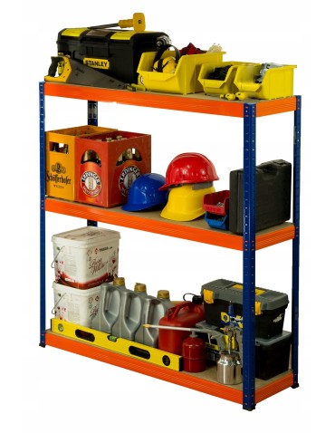 Regały Magazynowe - Regał metalowy HELIOS HNO 90x090x50 3x350kg - product 3