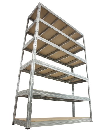 Regały Magazynowe - Regał Helios 213x100x35 cm 6 półek/400kg Ocynkowany - product 5