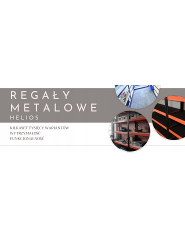 Regał metalowy HELIOS HNW 90x90x30 3x400kg - product 2