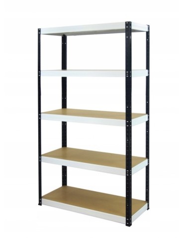 Regały Magazynowe - Regał metalowy HELIOS HBW 180x120x60 5x175kg - produkt 3