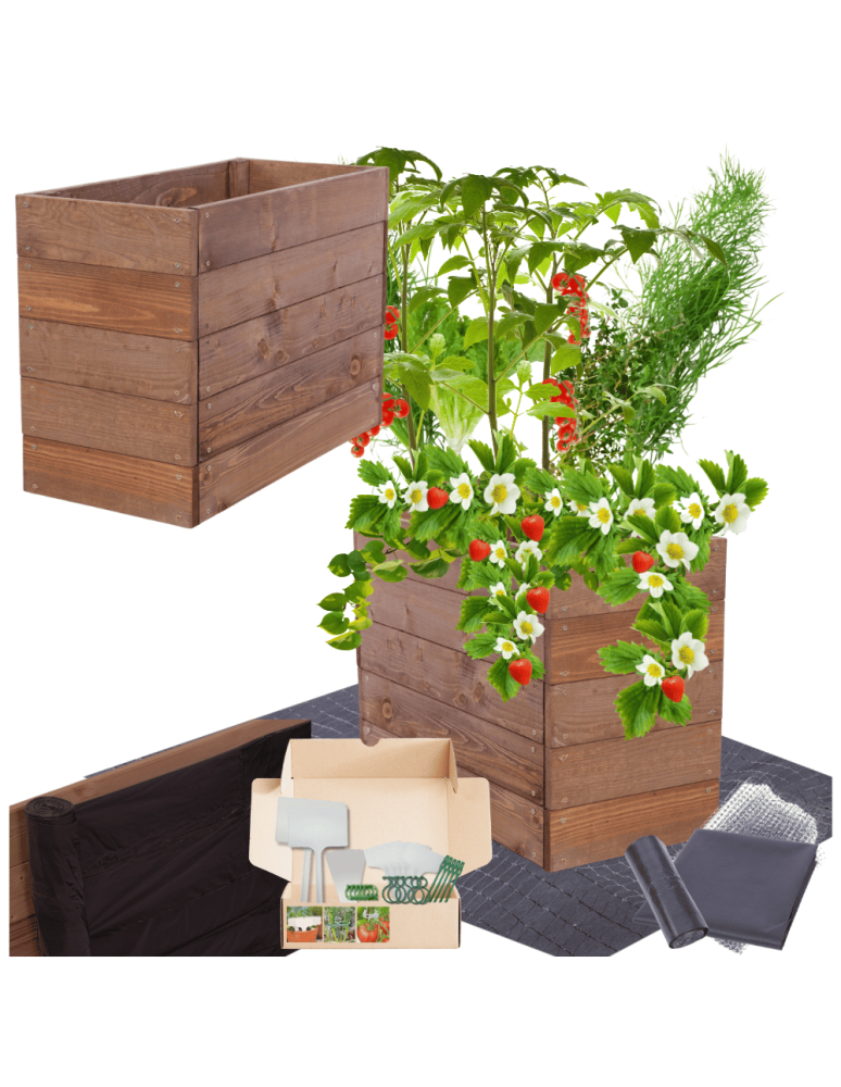 Uprawowe skrzynie ogrodowe- Warzywniaki- skrzynia do uprawy - Skrzynia na warzywa skrzynie na warzywnik inspekt donica grządka 45x63x30 - product b2b.wamar.biz 1