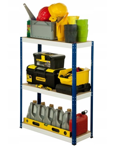 Regały Magazynowe - Regał metalowy HELIOS HNW 90x120x50 3x175kg - produkt 3