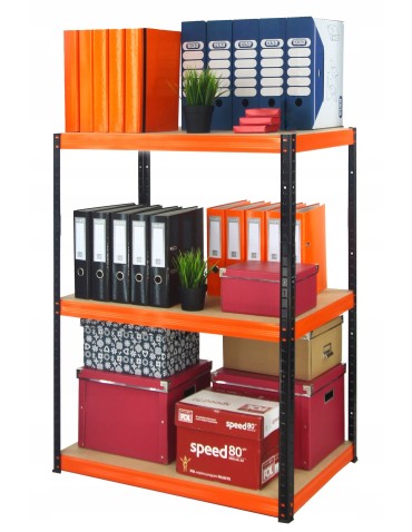 Regały Magazynowe - Regał metalowy HELIOS HBO 106x090x60 3x175kg - product 3