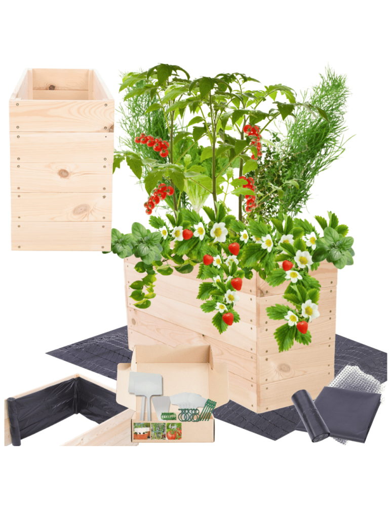 Uprawowe skrzynie ogrodowe- Warzywniaki- skrzynia do uprawy - Skrzynia na warzywa skrzynie na warzywnik inspekt donica grządka 45x83x30 - product b2b.wamar.biz 1