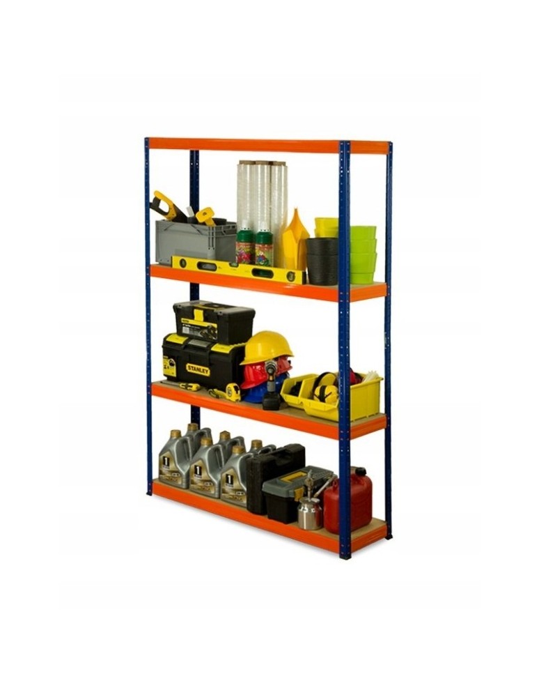 Regały Magazynowe - Regał metalowy HELIOS HNO 213x150x60 4x175kg - product b2b.wamar.biz 3