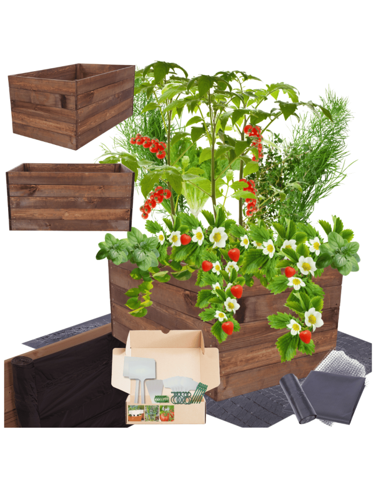 Uprawowe skrzynie ogrodowe- Warzywniaki- skrzynia do uprawy - Skrzynia na warzywa skrzynie na warzywnik inspekt donica grządka 45x93x60 - product b2b.wamar.biz 1