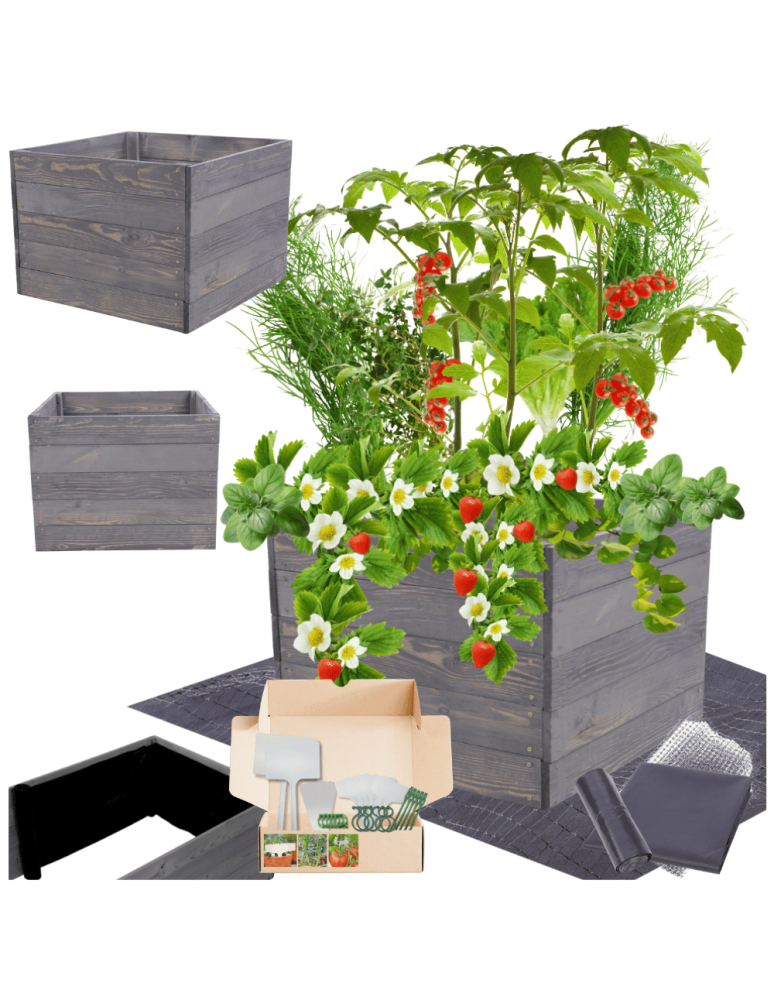 Uprawowe skrzynie ogrodowe- Warzywniaki- skrzynia do uprawy - Skrzynia na warzywa skrzynie na warzywnik inspekt donica grządka 45x93x60 - product b2b.wamar.biz 1