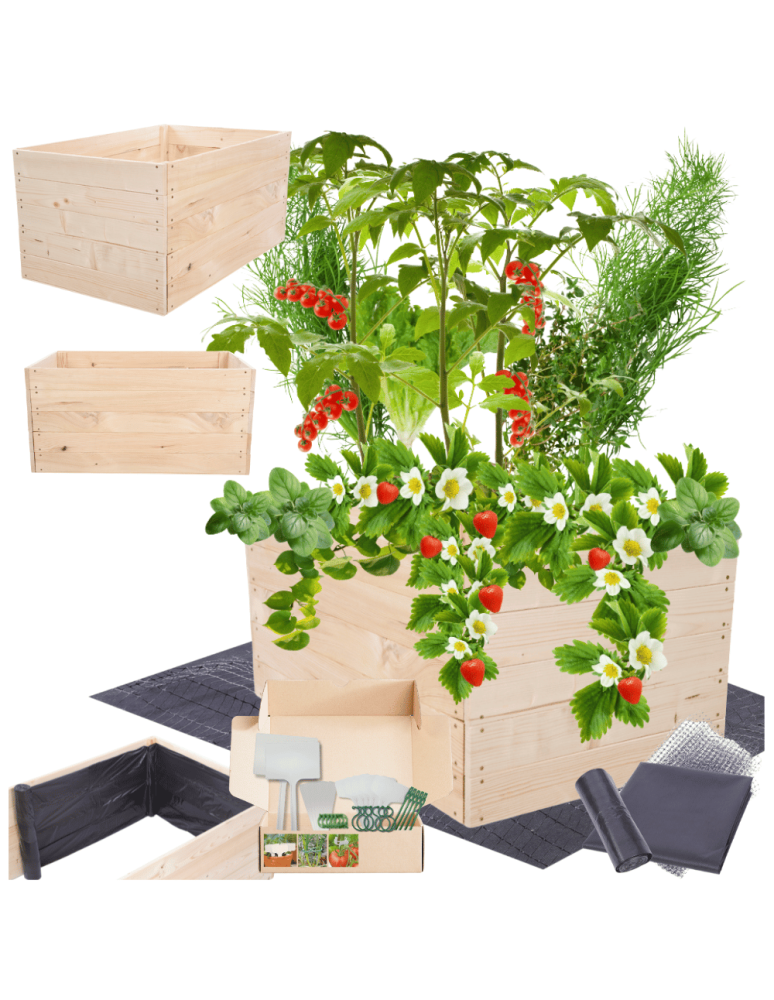Uprawowe skrzynie ogrodowe- Warzywniaki- skrzynia do uprawy - Skrzynia na warzywa skrzynie na warzywnik inspekt donica grządka 45x93x80 - product b2b.wamar.biz 1