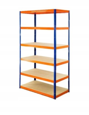 Regały Magazynowe - Regał metalowy HELIOS HNO 213x150x30 6x175kg - produkt 3