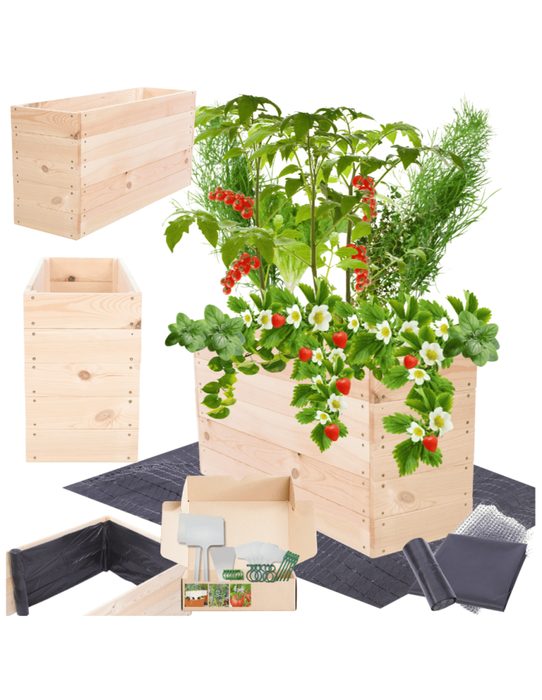 Uprawowe skrzynie ogrodowe- Warzywniaki- skrzynia do uprawy - Skrzynia na warzywa skrzynie na warzywnik inspekt donica grządka 45x103x30 - product b2b.wamar.biz 1