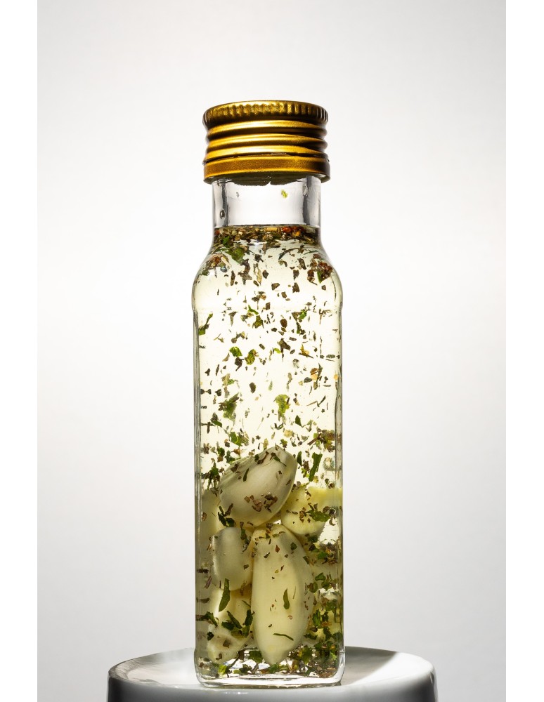 Szklane butelki na alkohol - galoniki - Przezroczysta butelka kwadratowa 100 ml · fi 31,5 mm · Zestaw 6 sztuk - product b2b.wamar.biz 5