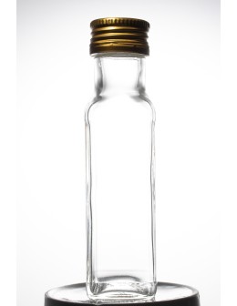 Przezroczysta butelka kwadratowa 100 ml · fi 31,5 mm · Zestaw 6 sztuk - product 2