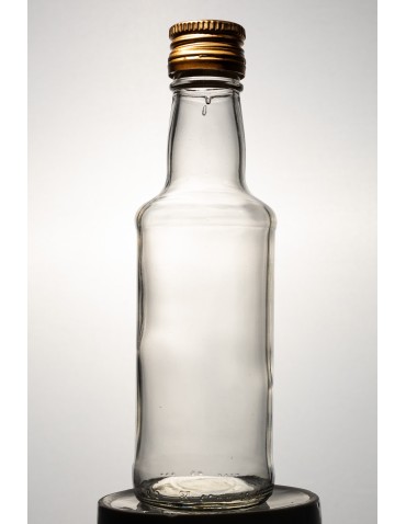 Butelka monopolowa 200 ml · fi 28 mm · złota nakrętka · komplet 6 sztuk - product 2