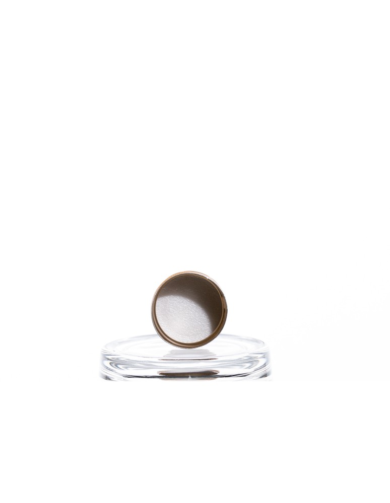 Szklane butelki na alkohol - galoniki - Przezroczysta butelka 330 ml ze złotą zakrętką fi 28mm · 6 sztuk - product b2b.wamar.biz 6