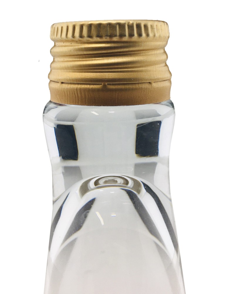 Szklane butelki na alkohol - galoniki - Butelka monopolowa 700 ml z gwintem fi 28 mm · złota nakrętka · Komplet 6 sztuk - product b2b.wamar.biz 5