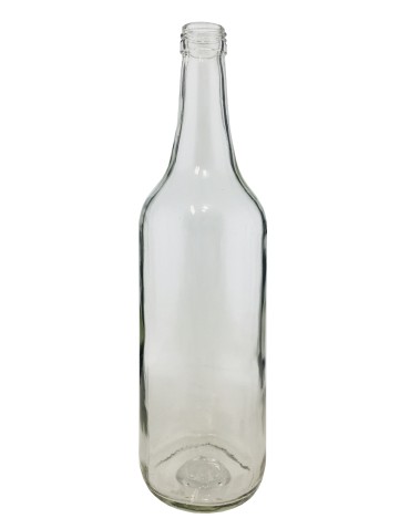 Szklane butelki na alkohol - galoniki - Butelka monopolowa 700 ml z gwintem fi 28 mm · złota nakrętka · Komplet 6 sztuk - product 6