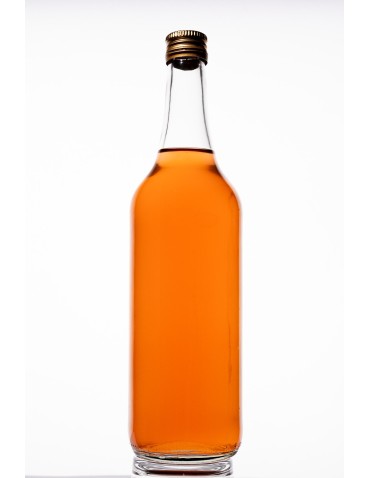 Szklane butelki na alkohol - galoniki - Butelka monopolowa 700 ml z gwintem fi 28 mm · złota nakrętka · Komplet 6 sztuk - product 4