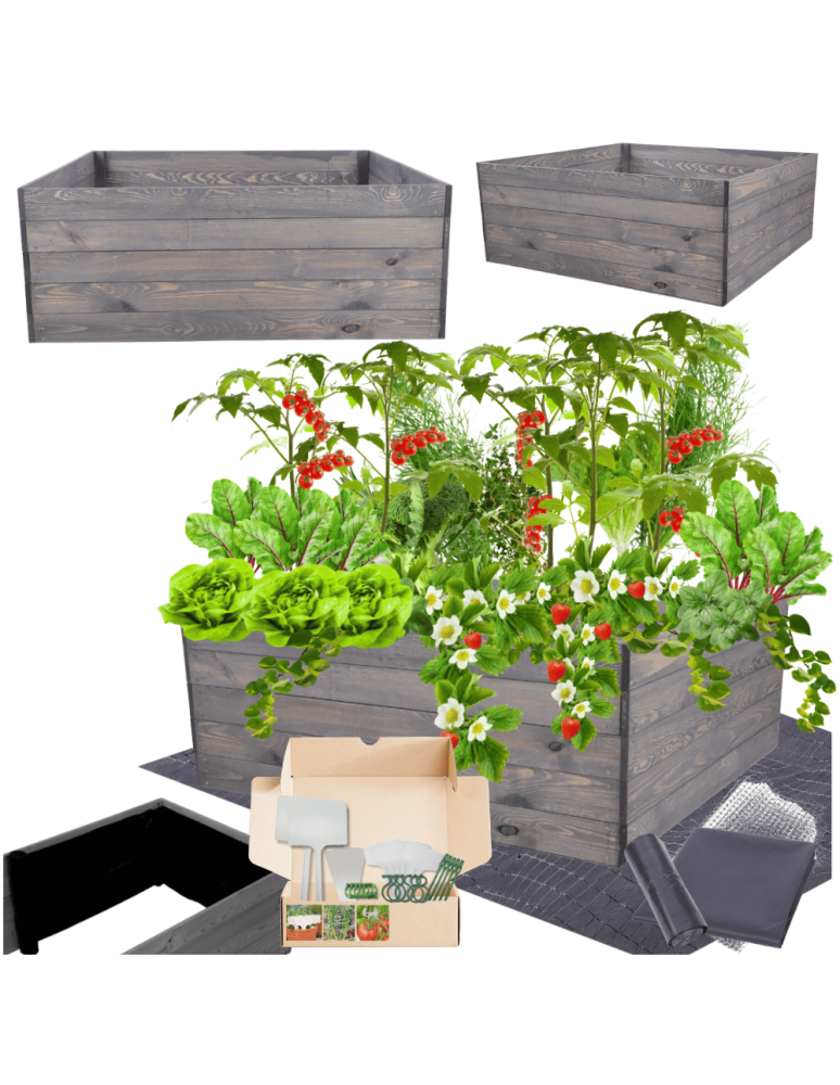 Uprawowe skrzynie ogrodowe- Warzywniaki- skrzynia do uprawy - Skrzynia na warzywa skrzynie na warzywnik inspekt donica grządka 45x103x100 - produkt b2b.wamar.biz 1