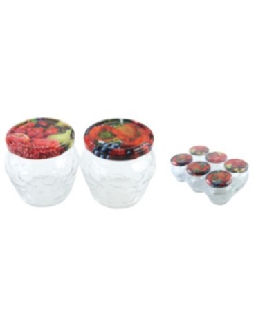 Ażurowy słoik na przyprawy 215 ml · Wieczko (⌀66) · 6-pak - product 2