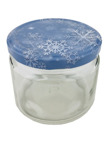 Słoik zwykły 235 ml · Wieczko (⌀82) z grafiką “śnieżynka” · 6-pak - product 2