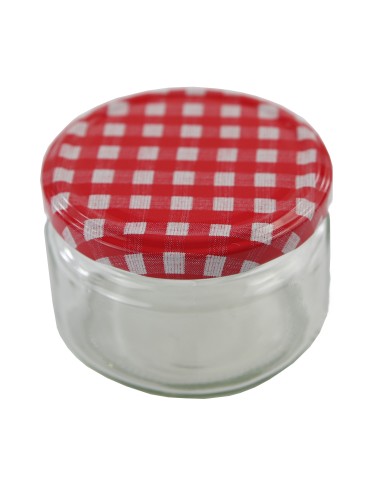 Słoiki - Słoik zwykły 250 ml · Pokrywka (⌀82) z grafiką “Karo” · 6-pak - product 3