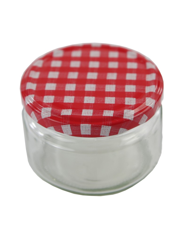 Słoiki - Słoik zwykły 250 ml · Pokrywka (⌀82) z grafiką “Karo” · 6-pak - product b2b.wamar.biz 3