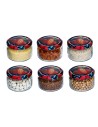 Słoik 250ml okrągły · Pokrywki owocowy mix ⌀82 · 6-pak