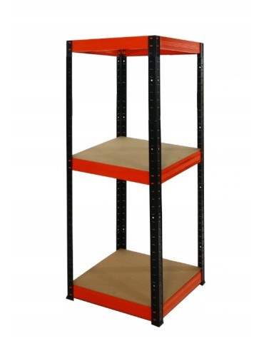 Regały Magazynowe - Regał metalowy HELIOS HBO 90x035x35 3 półki - product 3