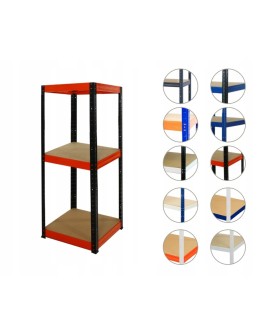 Regał metalowy HELIOS HBO 90x060x60 3 półki