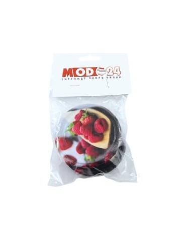 Słoik bezbarwny 425 ml · Pokrywka (⌀82) z nadrukiem “malinki” · 6 sztuk - product 2