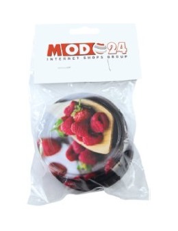 Słoik bezbarwny 425 ml · Pokrywka (⌀82) z nadrukiem “malinki” · 6 sztuk - product 2