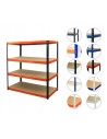 Regał metalowy HELIOS HBO 180x150x45 4x275kg