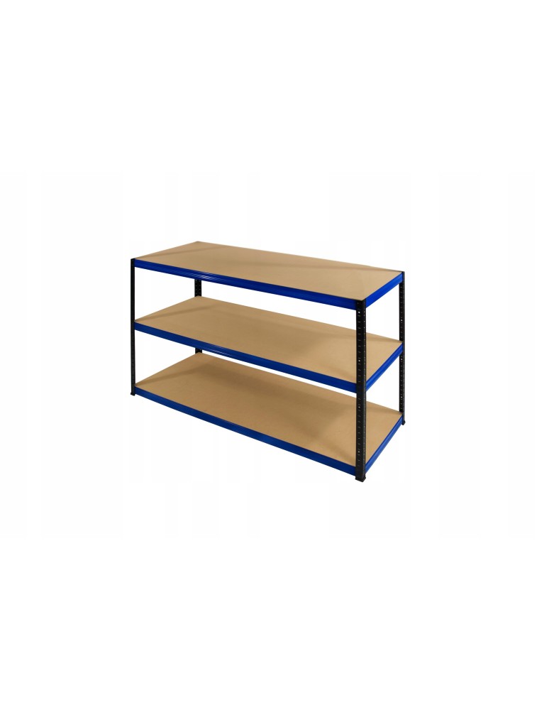 Regały Magazynowe - Regał metalowy HELIOS HBN 90x180x35 3x175kg - product b2b.wamar.biz 3