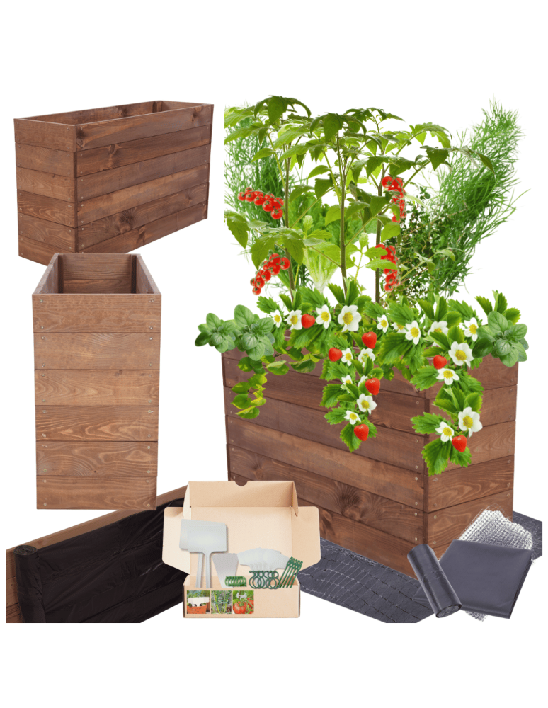 Uprawowe skrzynie ogrodowe- Warzywniaki- skrzynia do uprawy - Skrzynia na warzywa skrzynie na warzywniak inspekt donica grządka 54x83x30 - product b2b.wamar.biz 1