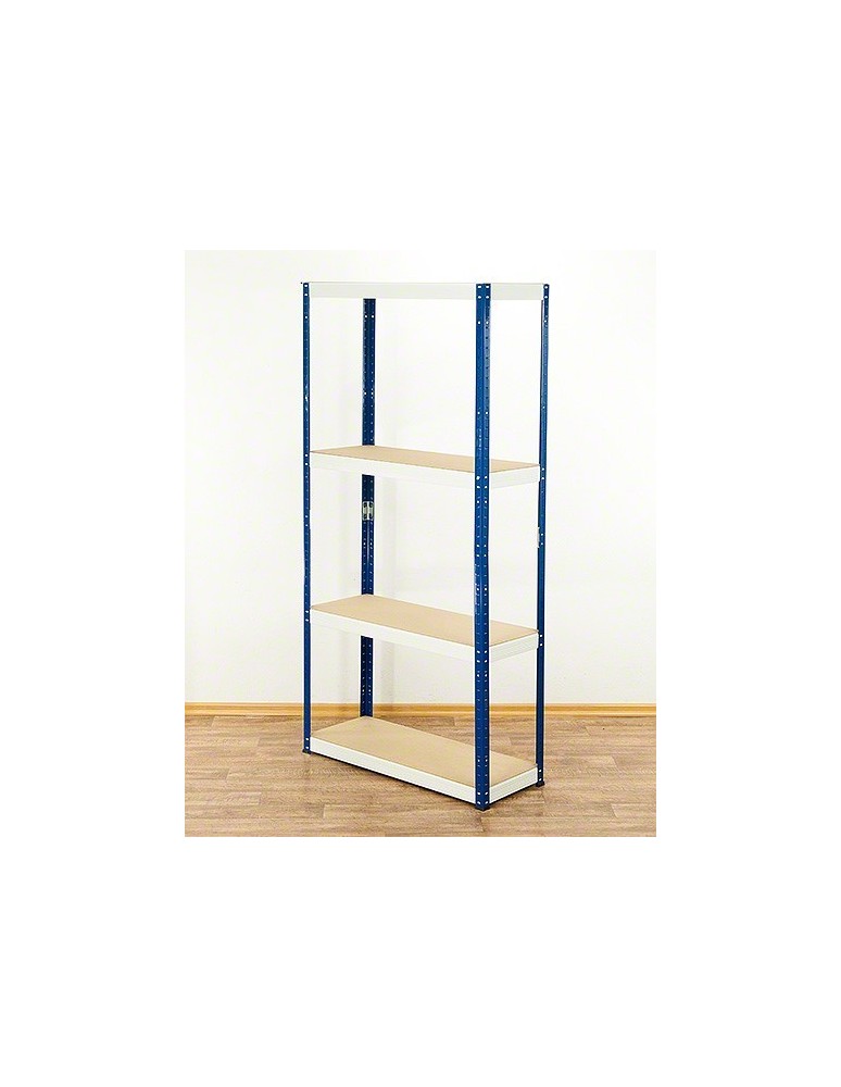 Regały - Regał Helios 180x120x40 cm 4 półki/275kg Czarno-Biały - product b2b.wamar.biz 3
