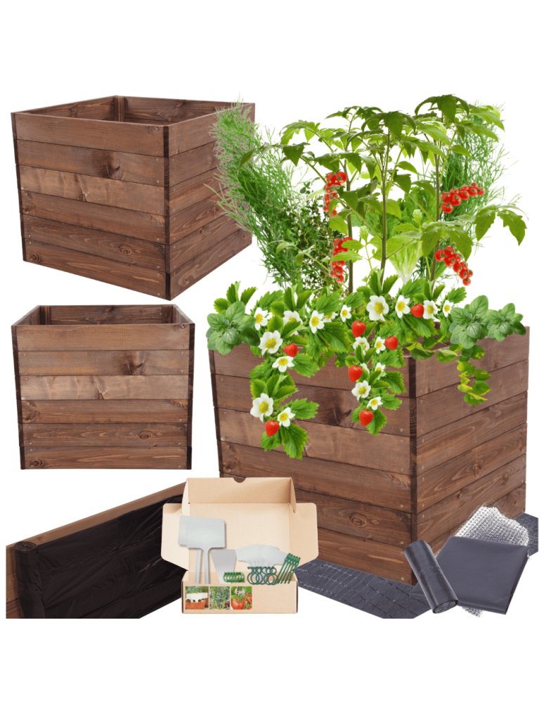Uprawowe skrzynie ogrodowe- Warzywniaki- skrzynia do uprawy - Skrzynia na warzywa skrzynie na warzywniak inspekt donica grządka 54x83x80 - product b2b.wamar.biz 1