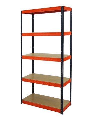 Regały - Regał Helios 196x75x60 cm 5 półek/175kg Niebiesko-Niebieski - product 11