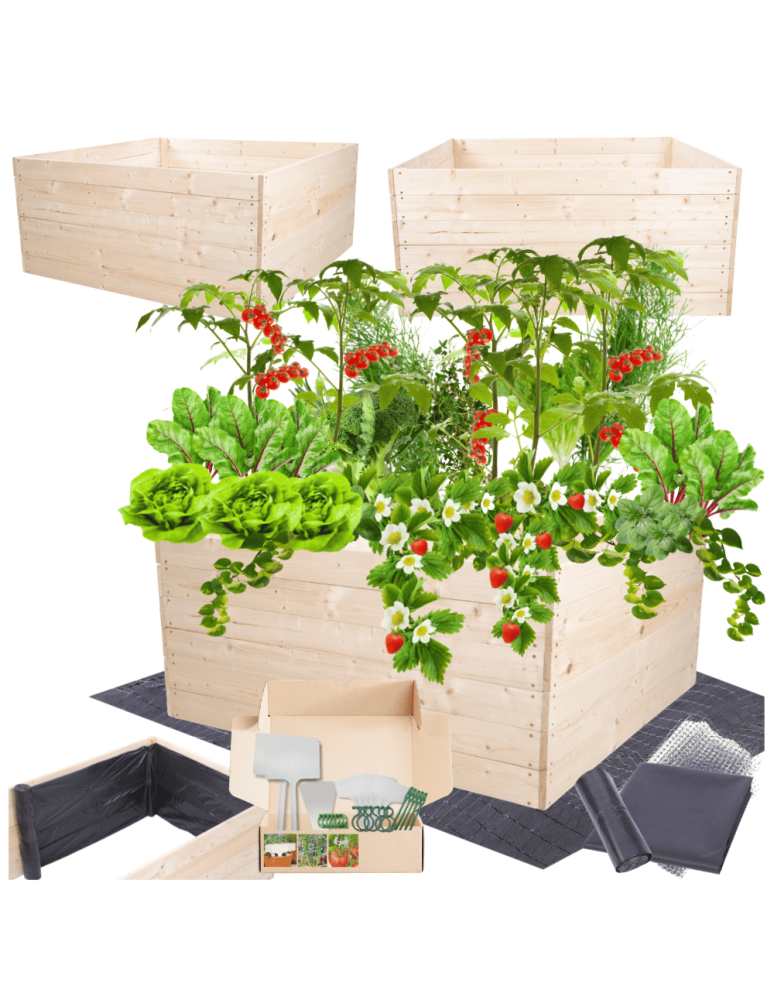 Uprawowe skrzynie ogrodowe- Warzywniaki- skrzynia do uprawy - Skrzynia na warzywa skrzynie na warzywniak inspekt donica grządka 54x103x100 - product b2b.wamar.biz 1