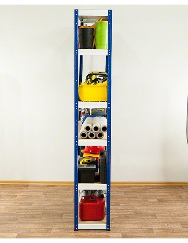 Regały - Regał Helios 196x110x35 cm 6 półek/175kg Niebiesko-Niebieski - produkt 6