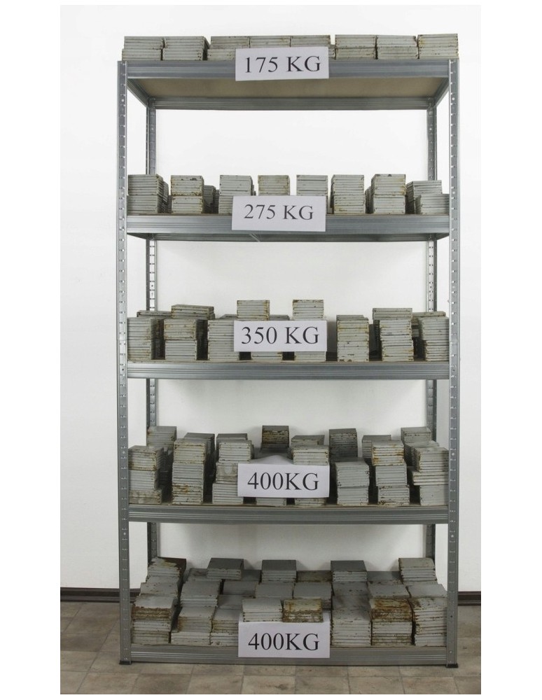 Regały Magazynowe - Regał metalowy HELIOS HBN 90x120x40 3x175kg - product b2b.wamar.biz 7