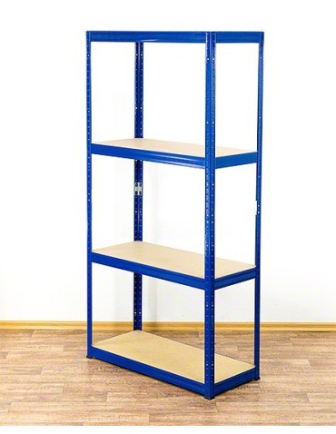 Regały - Regał Helios 180x120x40 cm 4 półki/275kg Czarno-Biały - product 27